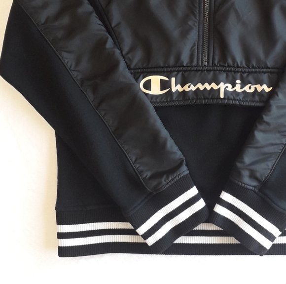 Champion sideline Black half zip hoodie with pockets - Picture 12 of 15